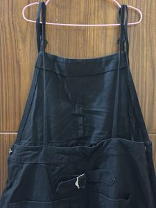 Denim Black Dress