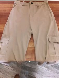 Beige Cargo Pants.