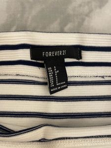 Forever 21 Striped Mini Skirt