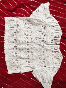 White Korean Top