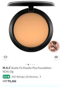 M.A.C StudioFix PowderPlus Compact Foundation NC45