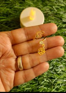 Classy Flower Leaf Ring