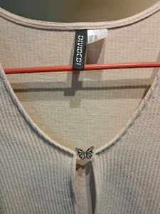 Cute Butterfly Crop Top