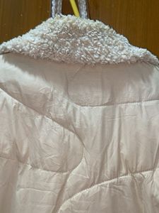 Beige Furry Winter Coat