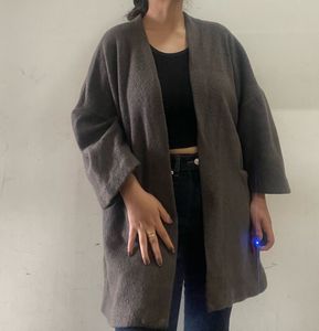 🌈Cozy Grey Oversized Cardigan🎀