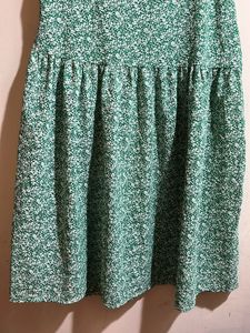 Cute Cottagecore Tier Green Skirt