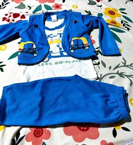 Boy's 3-Piece Blue Outfit
