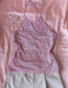 Paisley Halter Top