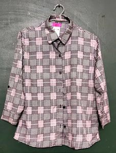 Plaid Button-Down Shirt
