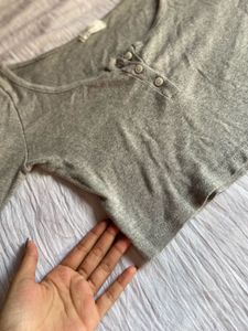 Korean Grey Top🩶