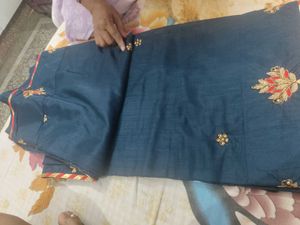 Party Wear Heavy Silk Saree Wth Blouse for  Women