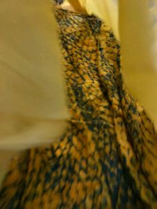 Yellow And Blue Kurtha