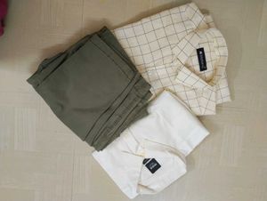 Combo!!!! Men&#39;s Shirts &amp; Cotton Cargo Jeans