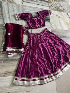 Maroon Lehenga Choli Set