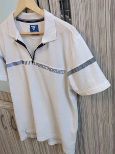 Turbocharged White Tee