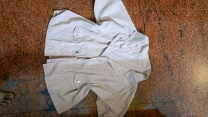 Pink button-down shirt jacket