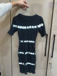 Tie-Dye Bodycon Mini Dress (size XS)