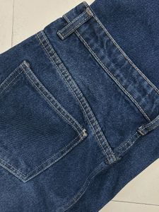 Woman Wide Leg Denim Jeans
