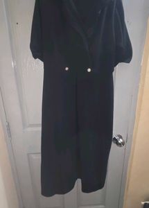 Women stylish Black Solid Dress