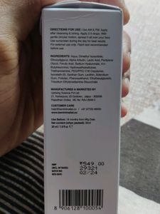 Minimalist Brand New Seal Pack Face Serum