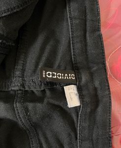 High Waist Skinny Black H&amp;M Denim