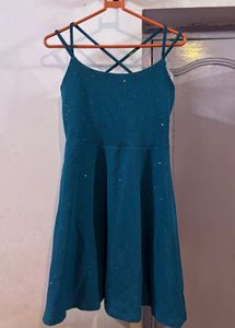 Sparkly Teal Party Dress