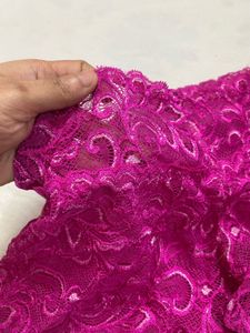 Pink Lace  Shorts