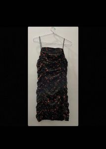 black mini dress