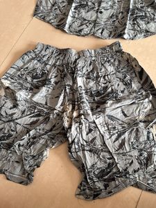 Cod Set Printed Relaxed Shirt With Shorts