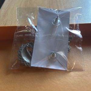 Oxidized Silver Earrings