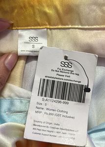 Tie Dye Satin Shirt