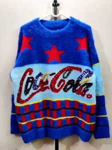 imported vintage  Coca-Cola fuzzy sweater