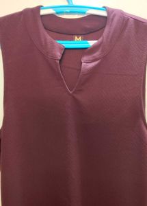 Elegant Burgundy Bodycon Dress