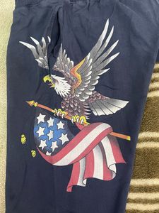 Vintage Ed Hardy Joggers with USA Eagle Print