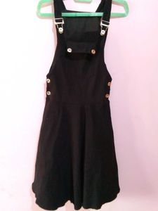 Black Skirt Dungaree