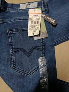 Dark Blue Denim Jeans