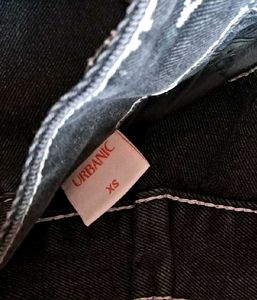 Urbanic charcoal wide leg jeans