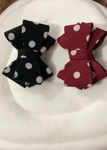 Polka Dot Hair Bows