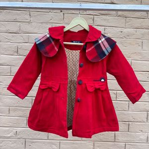 Girls Red Coat