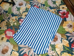 Striped Top &amp; Shorts Set