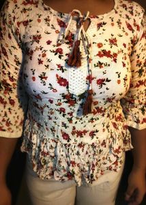 Floral Print Top