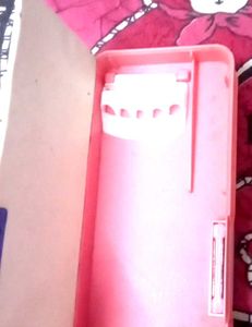 Pink Colour Magnetic Pencil Box