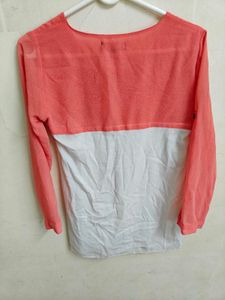 MANGO Pink Top