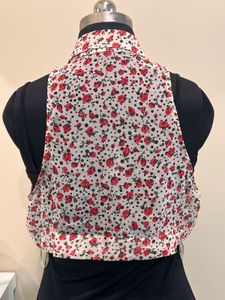 Floral Sleeveless Blouse
