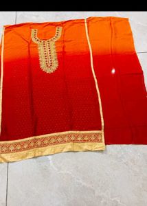 Combo of Elegant Green Embroidered Kurta