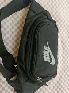 Waist Bag with 3 Pouch- Fanny Pack Black