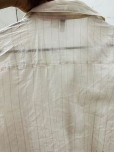 Elegant White Button-Down Shirt