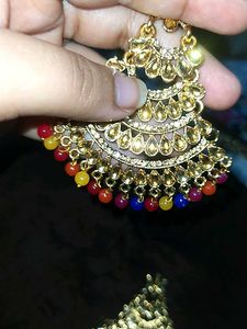 A New Long Multi Colour Earrings
