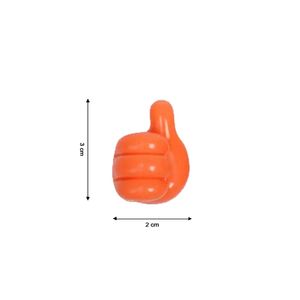 12 Pcs-Multi functional Hand Shape Wall Clip Hanger Keys Cable Holder ,thumb hook