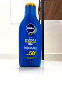 NIVEA SUNSCREEN SPF 50/ PROTECT AND MOISTURE.